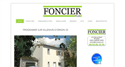 Desktop Screenshot of foncierplus.com